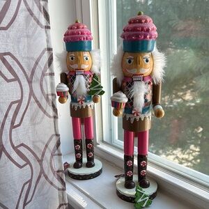 Festive Pink Nutcracker Holiday Decor